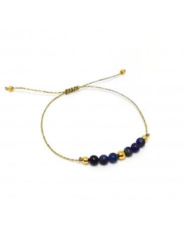 Bracelet Fin Lapis lazuli